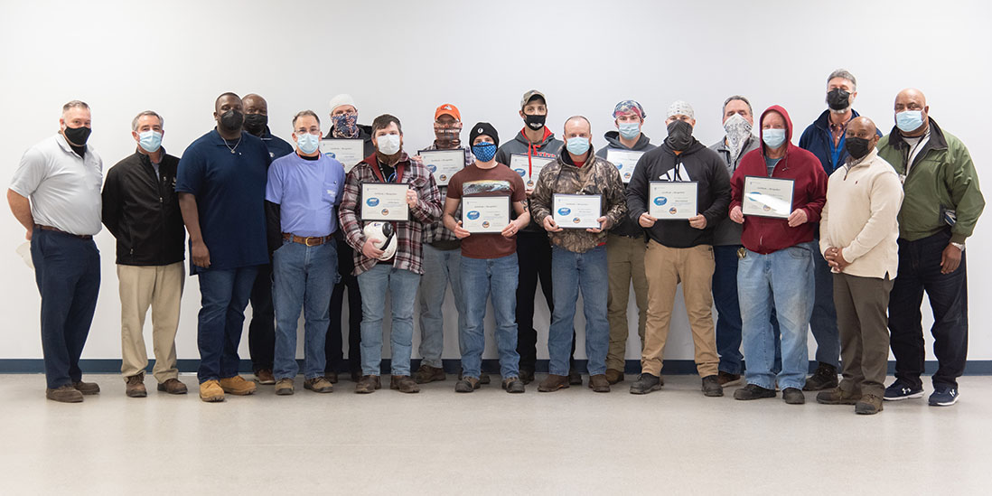 22A-0131-Shipbuilders Honored for Work on Critical Weld