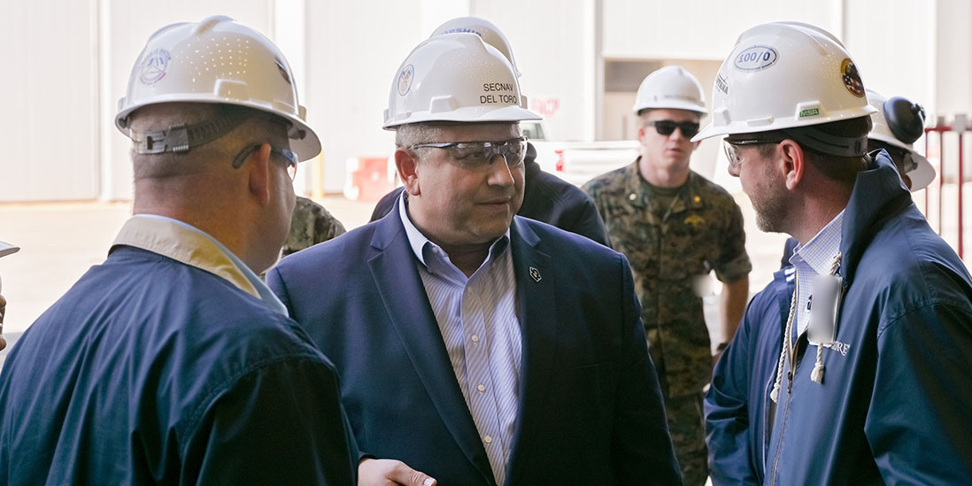 22A-0187-Secretary of the Navy Visits NNS