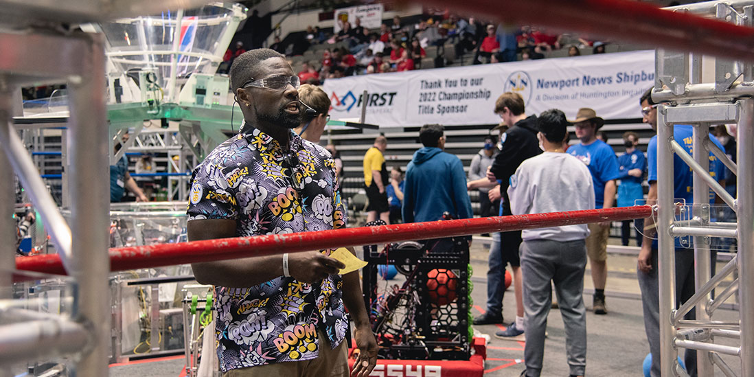 22A-0209-NNS Supports FIRST Robotics Championships