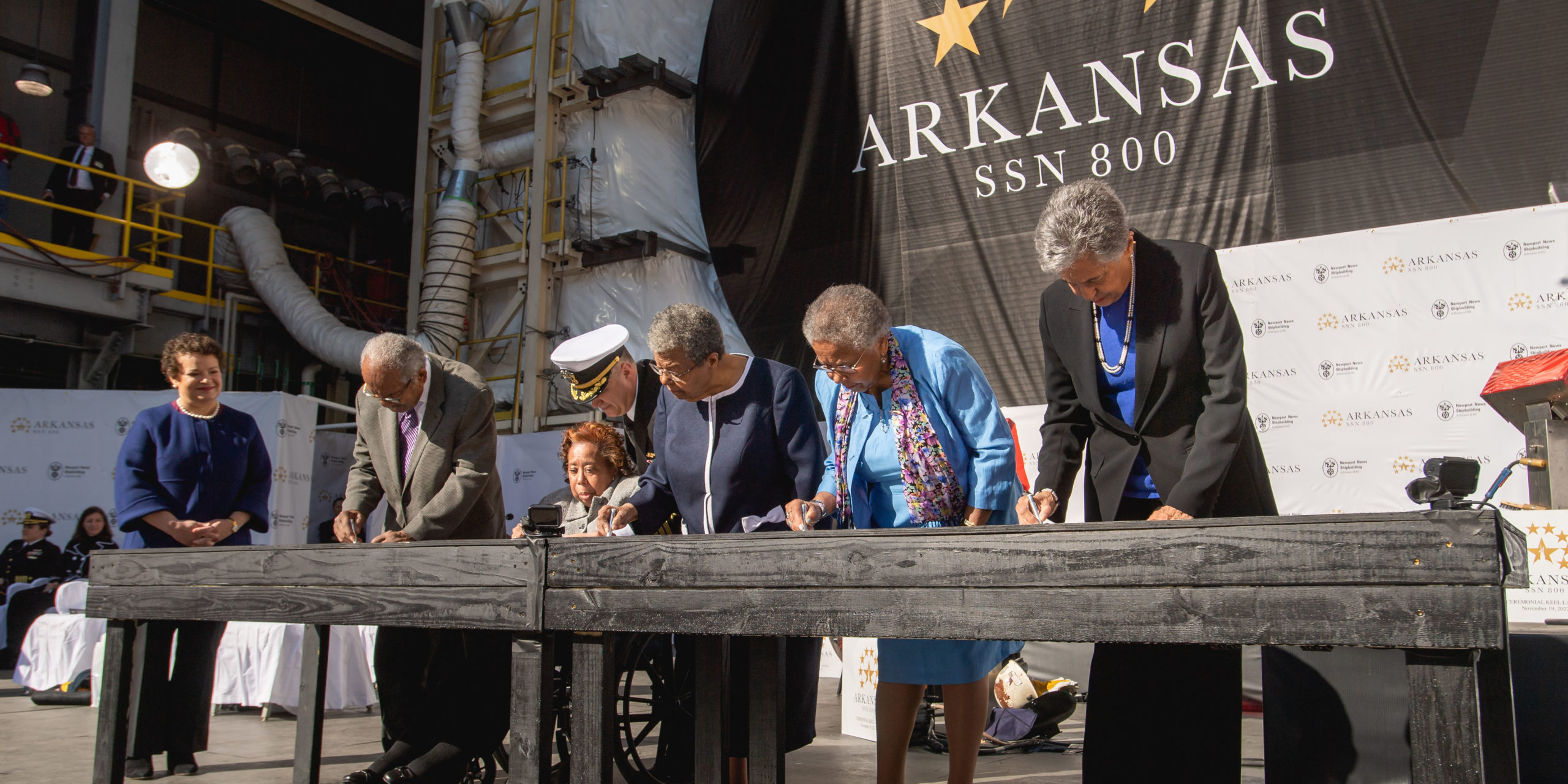 Arkansas Keel Laying Ceremony