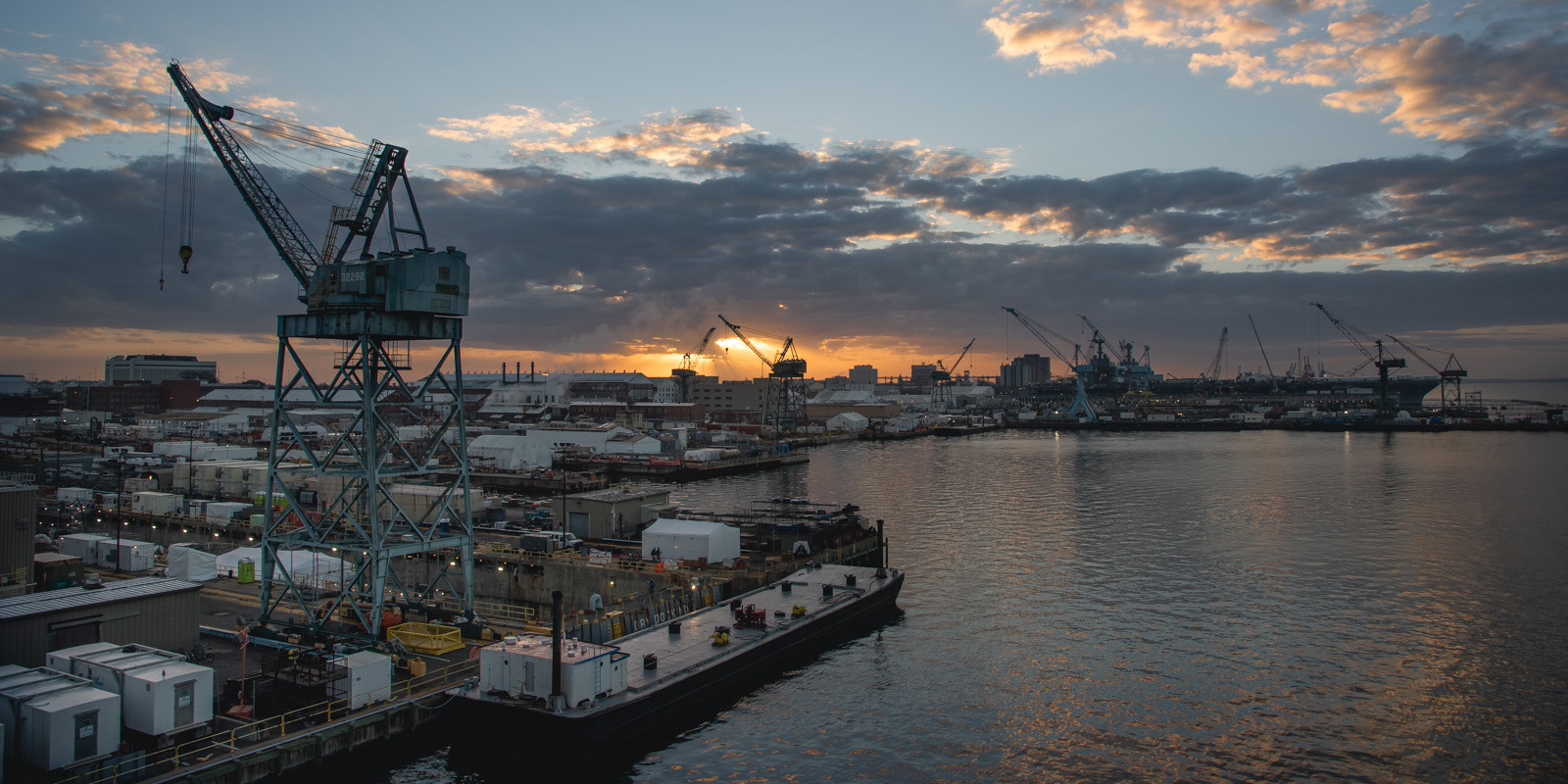 Shipyard Sunrise