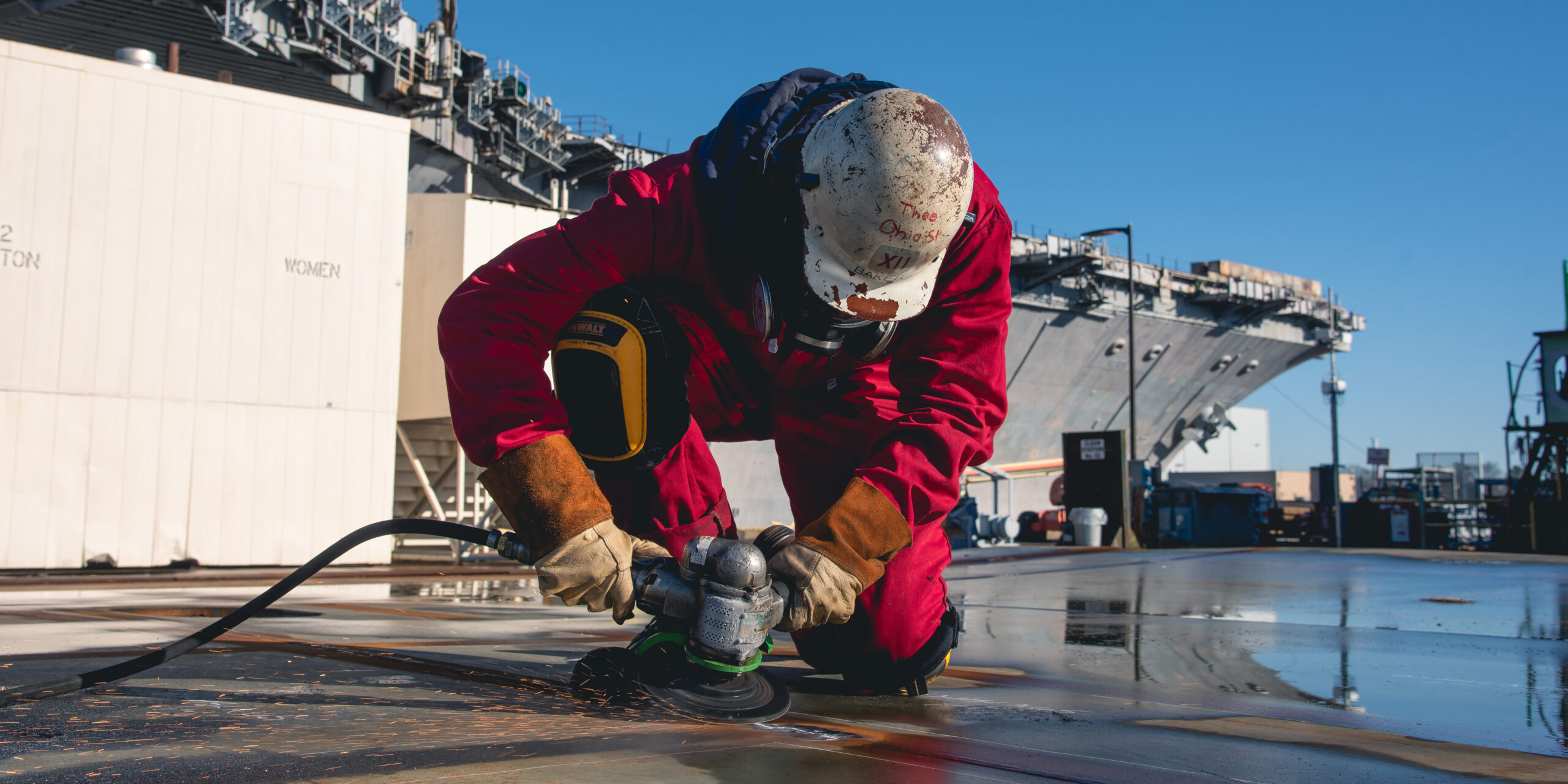 Enterprise CVN 80 People Working
