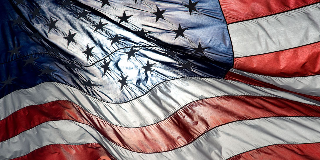 US FLAG SILHOUETTE