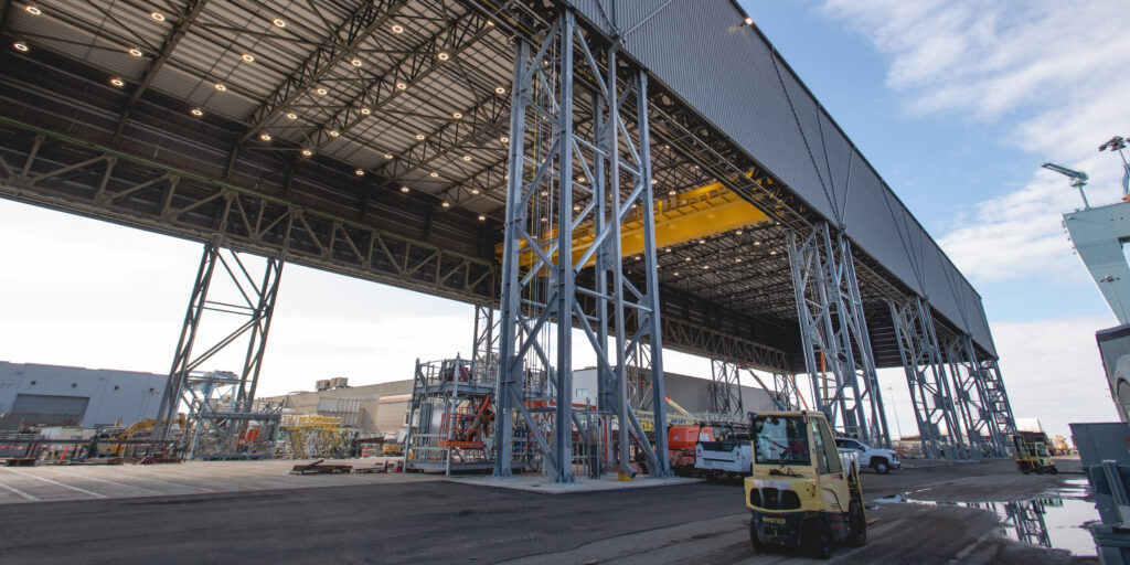 Work Starting In New Aircraft Carrier Facility NNS TO GO