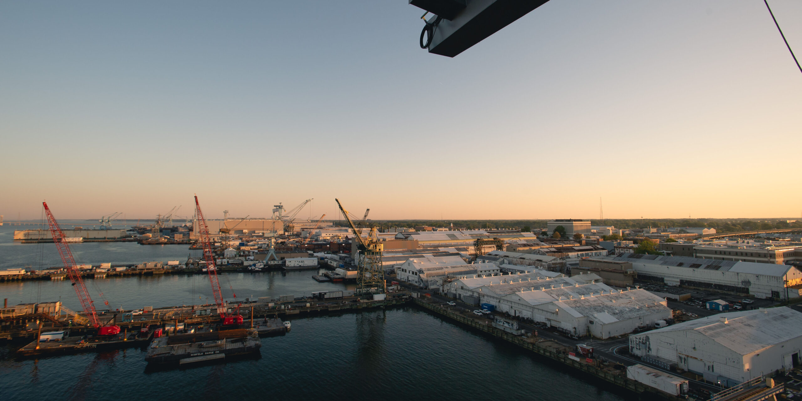 Sunrise on John F. Kennedy CVN 79