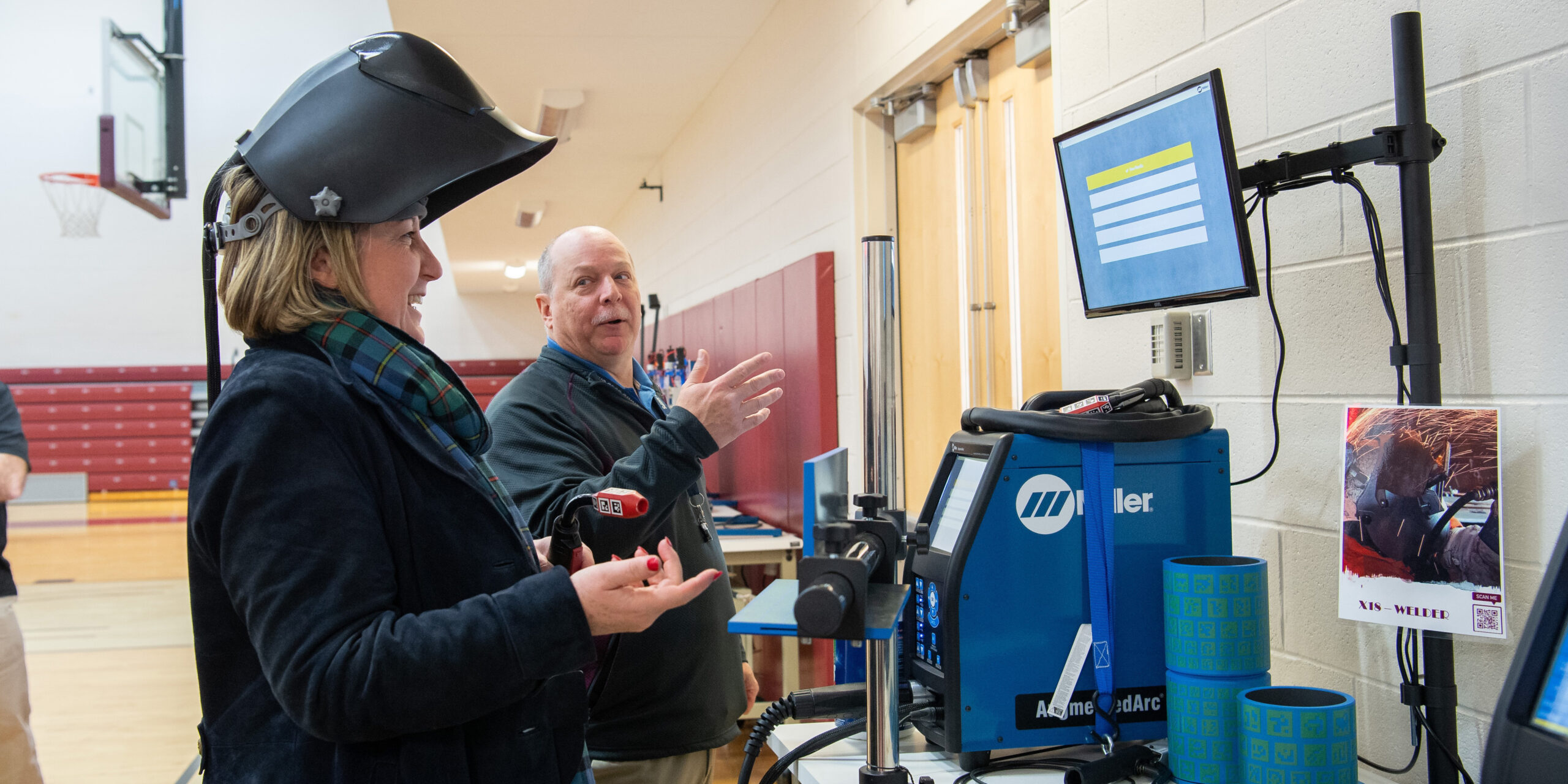 Minister Anne-Marie Trevelyan Tour at the Apprentice School