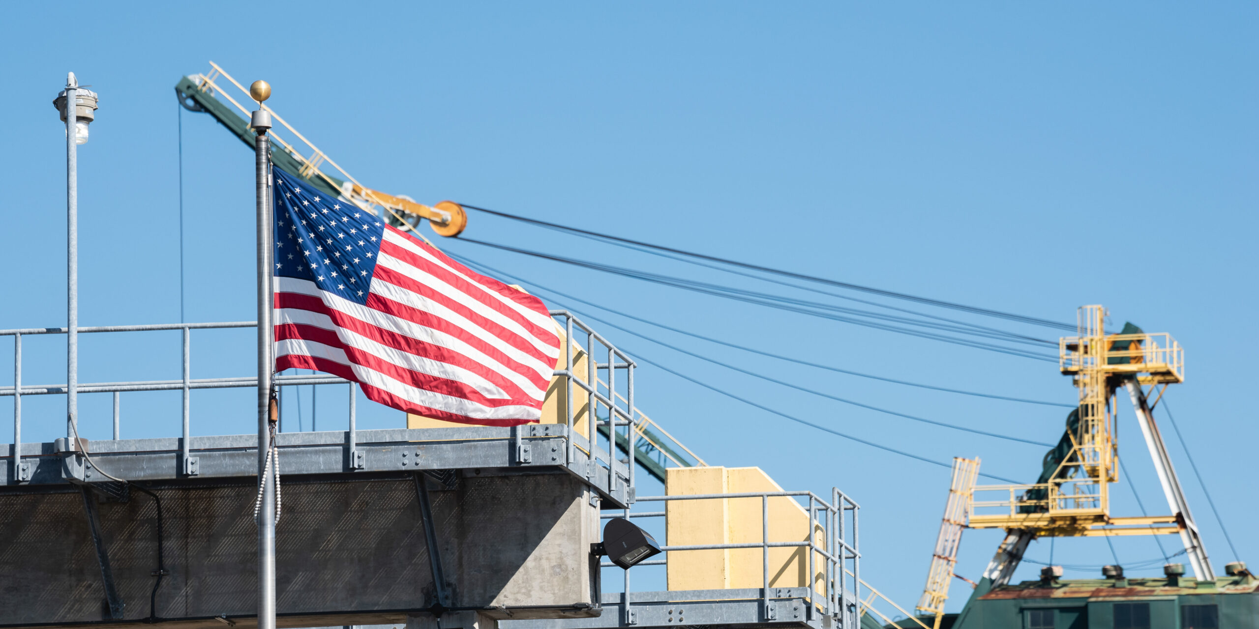 Flag at Pier 3