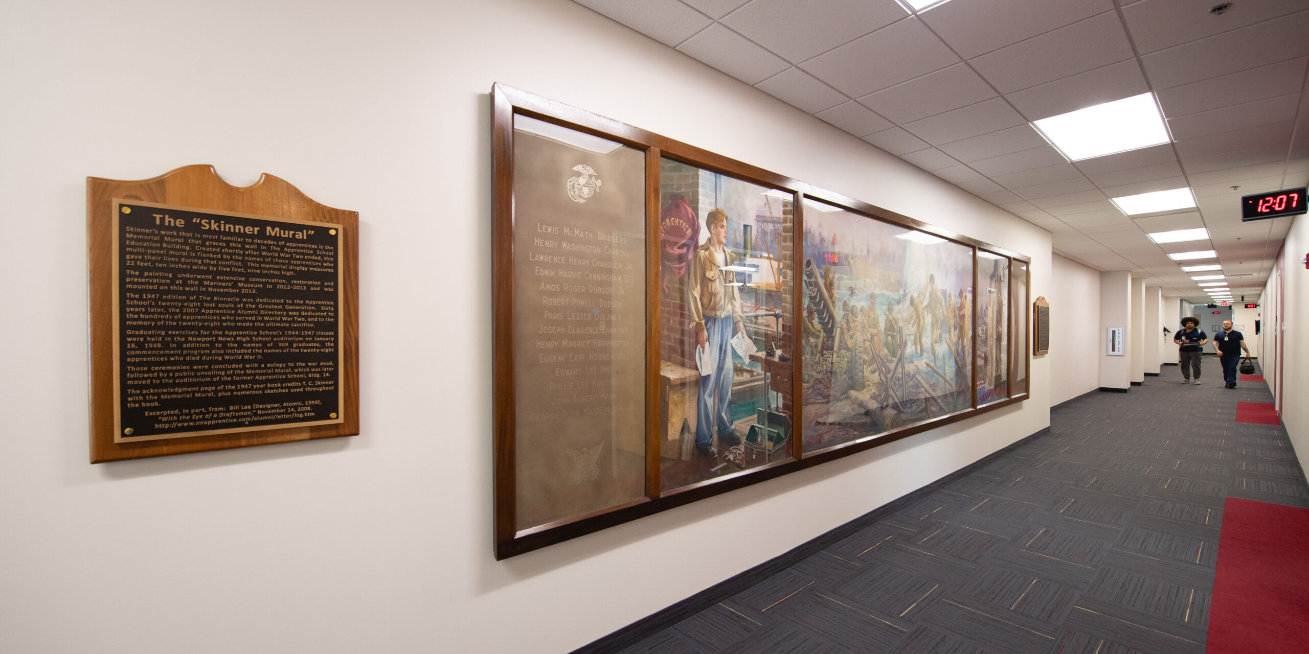 Skinner Mural in the Apprentice School